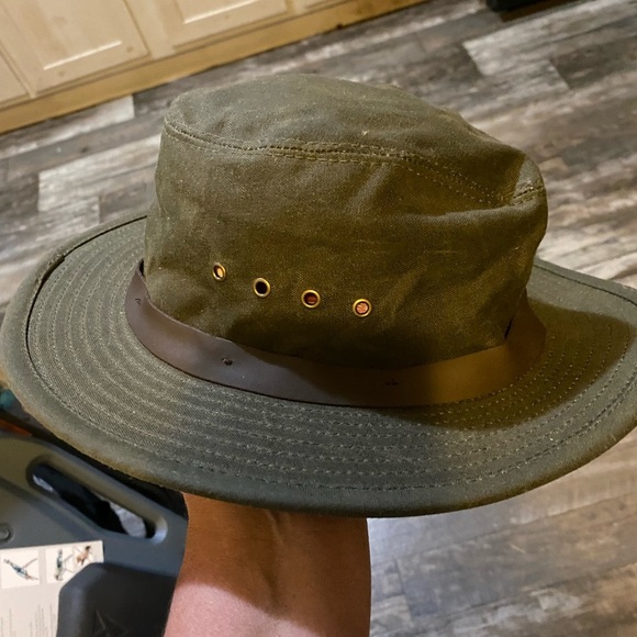 Filson tin packer hat otter green unisex hat Small NWT - Picture 3 of 4